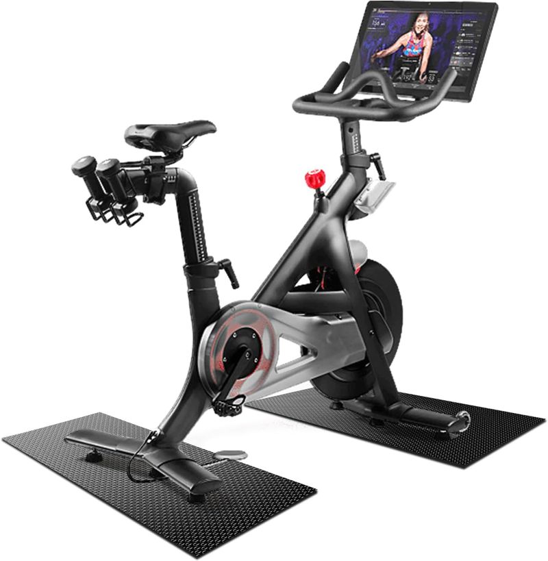 Carpet And Hardwood Floor Treadmill Indoor Equipment Exercise Fitness Mat, Stationary Bike Mat_voghion.com