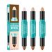 Bronzers & Highlighters Double Headed Two Color Contour Stick Silhouette Brightens The Face Highlight Three Dimensional Contour Concealer_voghion.com
