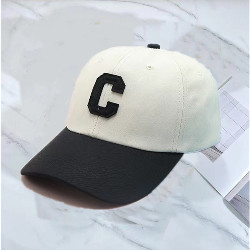 Hat version of the new fashion hit color big C standard baseball cap spring and summer Japanese couple all-match sunshade peaked hat_voghion.com