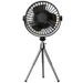 Mini Portable Cooling Fan 360 Degree Rotating 3 Speed Wireless Remote Control Air Cooler With Tripod Black_voghion.com