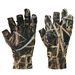 Gants de chasse camouflage LOOGU - Légers, respirants et antidérapants pour la chasse, la pêche, l'observation des oiseaux et la photographie (écorce d'arbre, herbe)_voghion.com