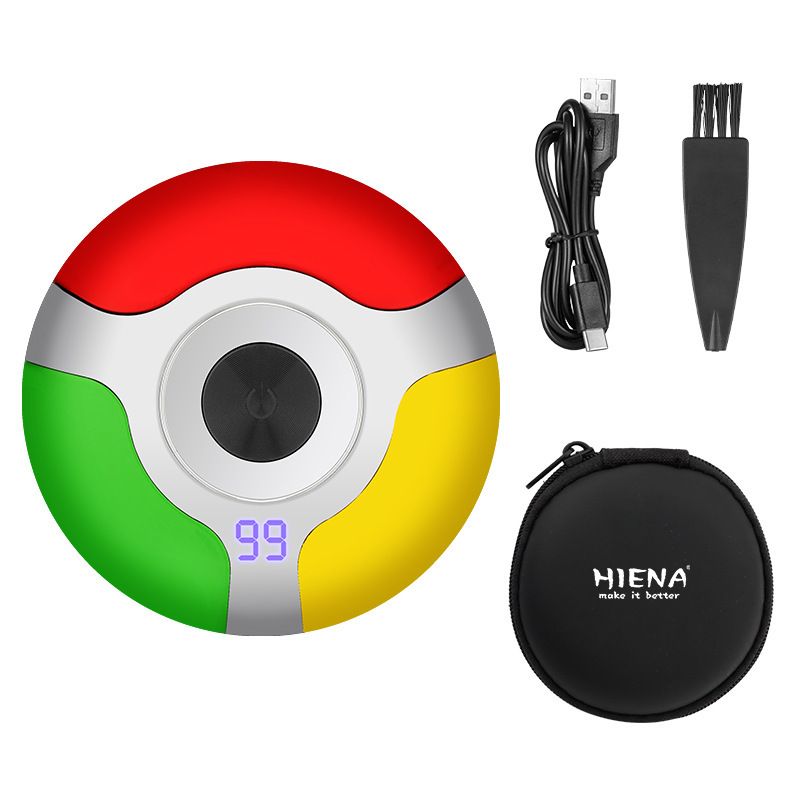 HIENA New UFO Razor Men's Electric Digital Display Colored Painting Barber_voghion.com
