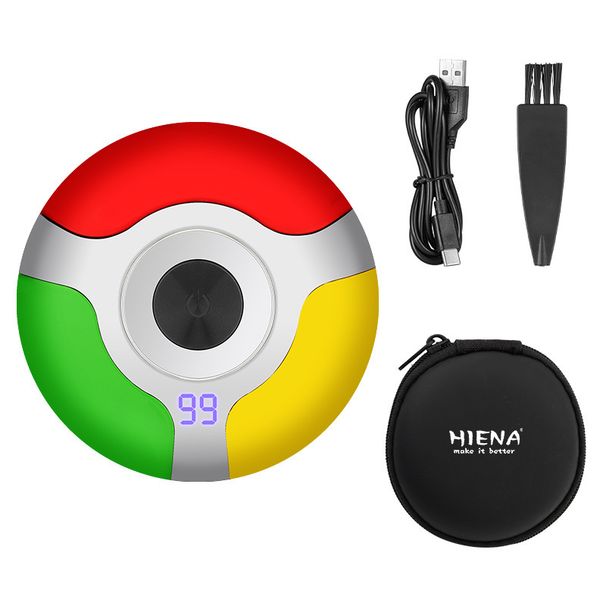 HIENA New UFO Razor Men's Electric Digital Display Colored Painting Barber_voghion.com