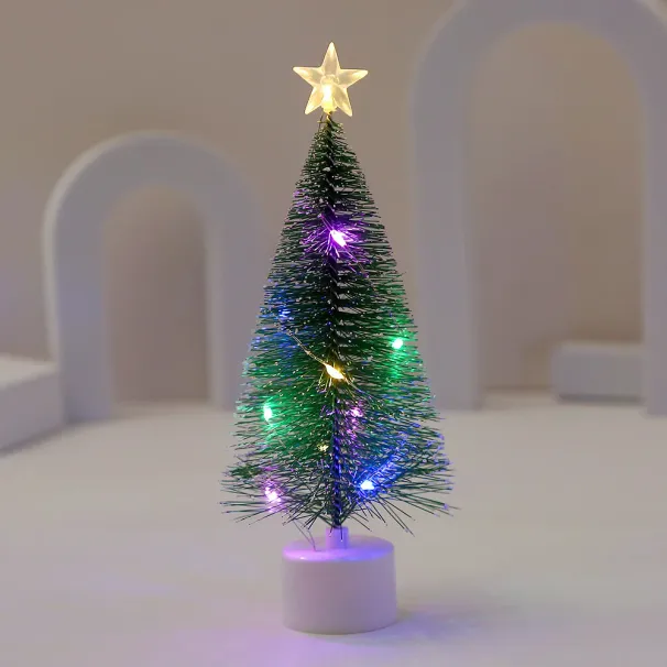 New LED Ring Christmas Tree Lights Decoration Tree Top Lights String Patio Garden Outdoor Waterproof Waterfall Lights_voghion.com