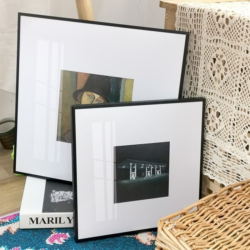 【 Collezione People 4173 】 Cornice in lega di alluminio, semplice poster pubblicitario con bordo stretto, puzzle da appendere alla parete_voghion.com