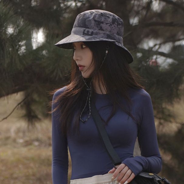 Cappello da pesca pieghevole Mountain Style - Protezione solare UPF 50+ per campeggio, escursionismo e pesca da donna, ad asciugatura rapida e ripiegabile_voghion.com