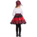 Halloween night parties, gatherings, navigators, cosplay costumes, red striped lace pirates_voghion.com