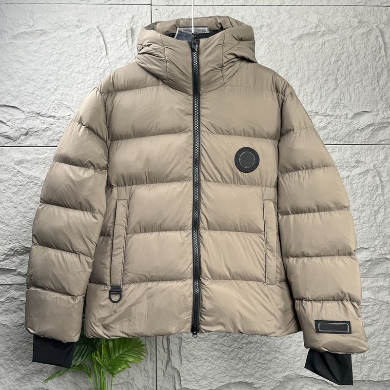 Parka unisex in piuma d'oca per coppie, caldo ed elegante, con potere riempitivo 600, impermeabile, giacca con cappuccio per climi estremamente freddi._voghion.com