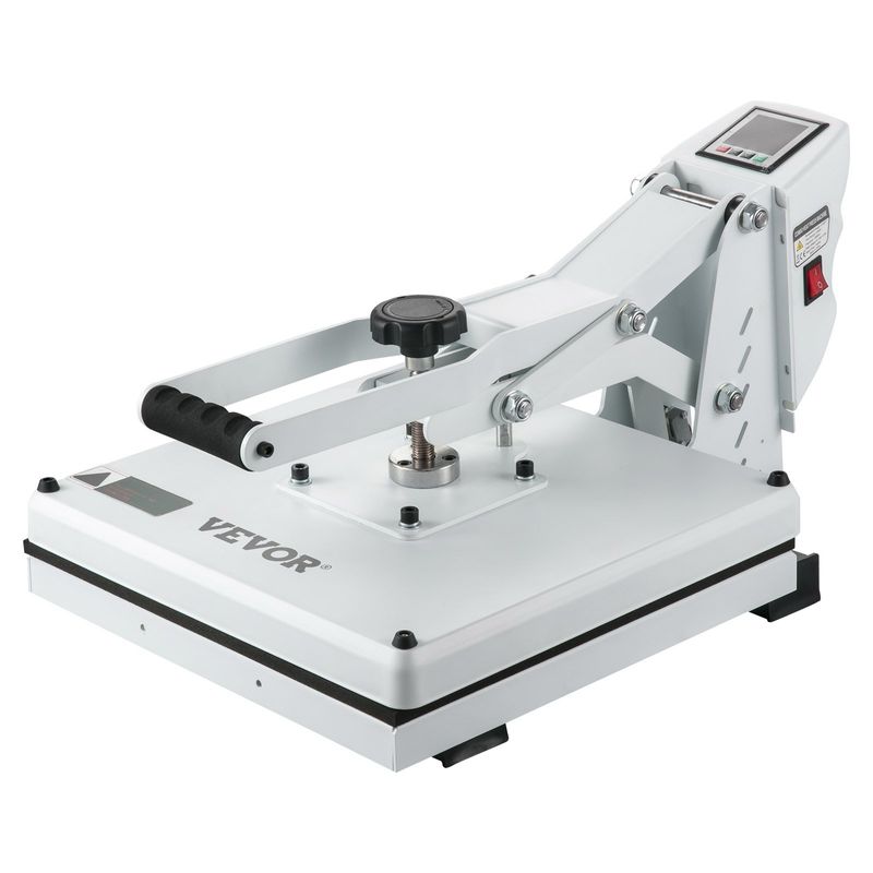 VEVOR Heat Press, 15x15 Heat Press Machine, Fast Heating, High Pressure Heat Press Machine for T-Shirt, Power Digital Industrial Sublimation Printer f_voghion.com
