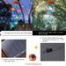 New Outdoor Solar Wind Chime Light LED Colorful Gradient Hummingbird Red Shell Blue Bird_voghion.com