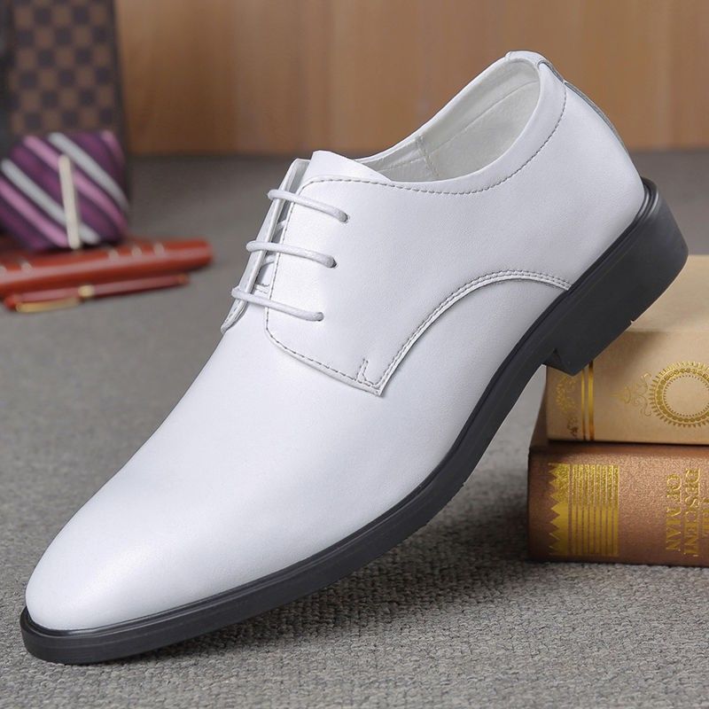 Calzature slip-on da uomo per festa di nozze in pelle scamosciata Oxford_voghion.com