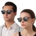 Lunettes de soleil polarisées à la mode pour femmes et hommes, demi-montures, classiques, oculos de sol uv400_voghion.com