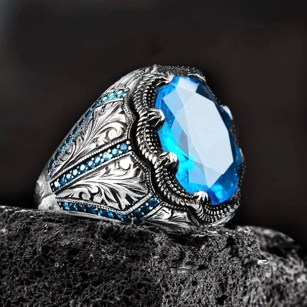 Cao Shi Pattern Creative Accessory Luxurious Dominant Women's Ring_voghion.com