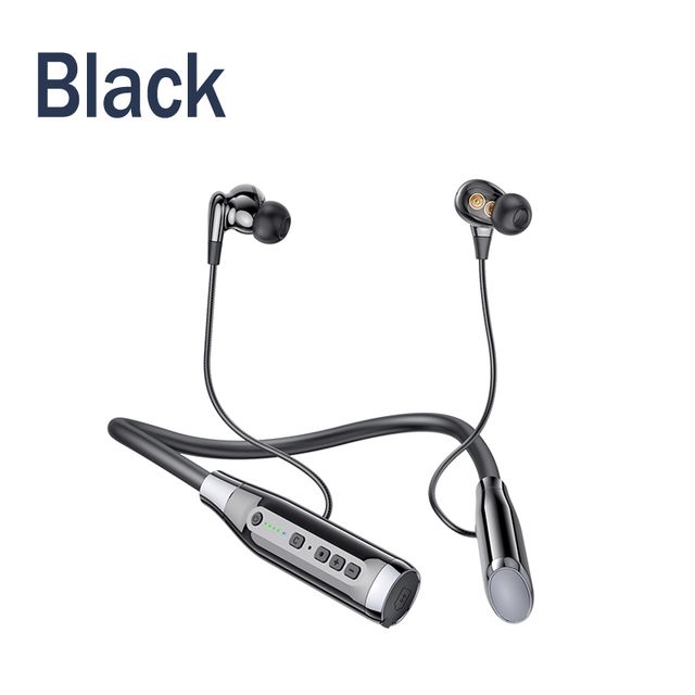 Trådlösa hörlurar Nackband Bluetooth-hörlurar 100 timmar långt batteri med mikrofon hörlurar Sportheadset Brusreducering_voghion.com