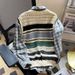 Men's Retro Contrast Stripe Knit Vest - Unisex Sleeveless Sweater Top, Trendy Hollow Weave For Autumn Layering (Green/Pink, S-XXXL)_voghion.com