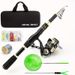 Set di canne da pesca in acqua salata in fibra di carbonio di alta qualità - Mulinello da spinning, borsa per attrezzatura e kit di accessori per principianti e professionisti (1,5 m/1,8 m/2,1 m/2,4 m)_voghion.com