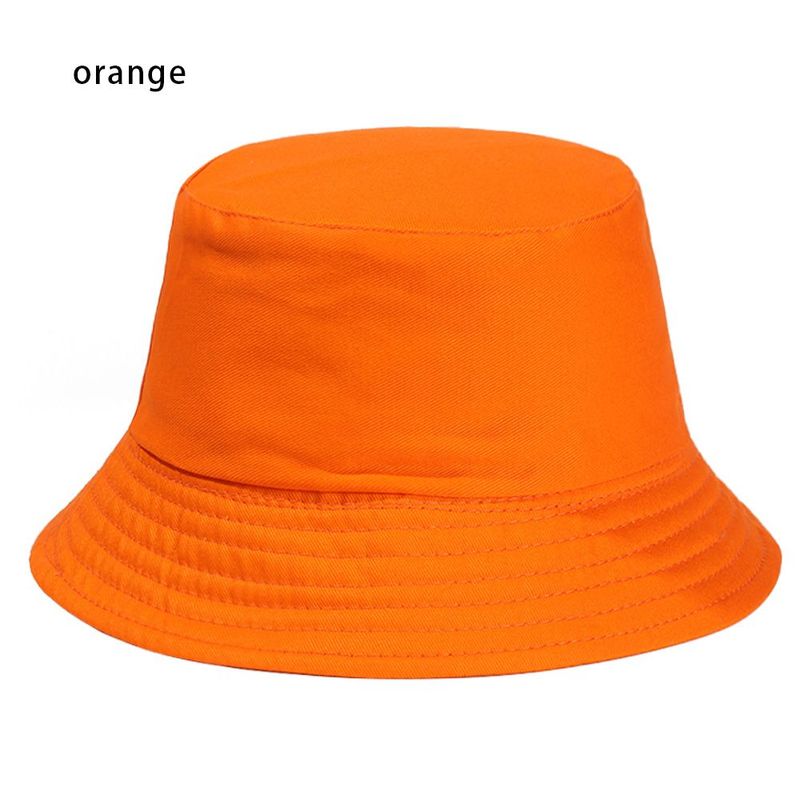 Hot Sale 1PC Fisherman Cap Candy Color Practical Sun Caps Unisex Casual Cotton Bucket Hat Outdoor Sunscreen Women Men Fashion_voghion.com