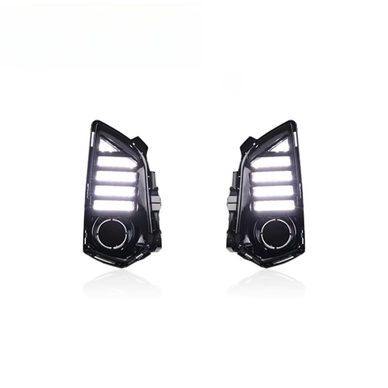 Led Fog Lamp DRL For Toyota Yaris Ativ Vios 2022 2023 Daytime Running Lights Front Bumper Headlight 12V Daylights With Dynamic Turn Signal_voghion.com