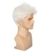 Hair Extensions Wigs Men's White Wigs High Temperature Silk Chemical Fiber Short Head Cover Fashion Wigs_voghion.com