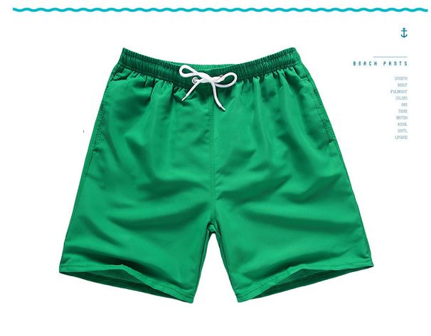 Ropa para hombre Pantalones cortos de playa de cinco puntas Pantalones casuales de tres puntas para la playa Pantalones cortos de baño Calzoncillos tipo bóxer holgados_voghion.com