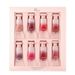 Makeup Pudaier 8 Pack Pearlescent Color Mirror Water Glaze Liquid Lipstick Paint Gloss Lip Honey_voghion.com