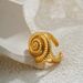 Women’s Jewelry Set Fashion Personality Open Ring Gold Irregular Shape Ring Line Spiral Ring_voghion.com