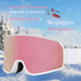BOLLFO New Model Spherical Large Field Of View Goggles For Men Women, Single And Board Ski Double Layer Anti-Fog_voghion.com