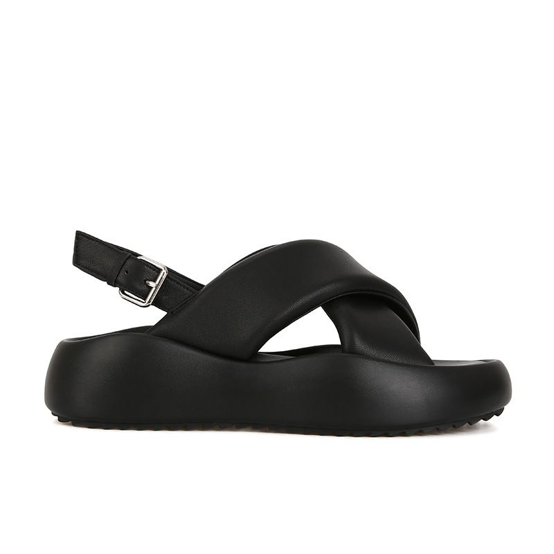 pilve ristrihm vabaaja spordi jaoks, paksu tallaga leib, koledad sandaalid,_voghion.com