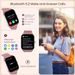 Smartwatches Android iOS-telefoons: roze smartwatch voor vrouwen, 1,83 inch touchscreen met antwoordapparaat, oproepfunctie, waterdicht, hartvormig R-vormig horloge_voghion.com