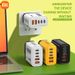 Xiaomi 240Gan Ladegerät 5 Ports 3USB 2Type-C Schnelllade US/EU Stecker mit LED Licht Desktop Power Adapter für IPhone_voghion.com