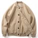 Autumn And Winter Plus Plush Thick Baseball Jacket, Youthful And Simple Lamb Wool Warm And Casual Jacket Jacket_voghion.com