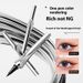 A. M. G Positioning Eyeliner Liquid Pen Non Smudging Waterproof Oil Proof Smooth Fast Drying Color Rendering Durable Eyeliner Pen_voghion.com