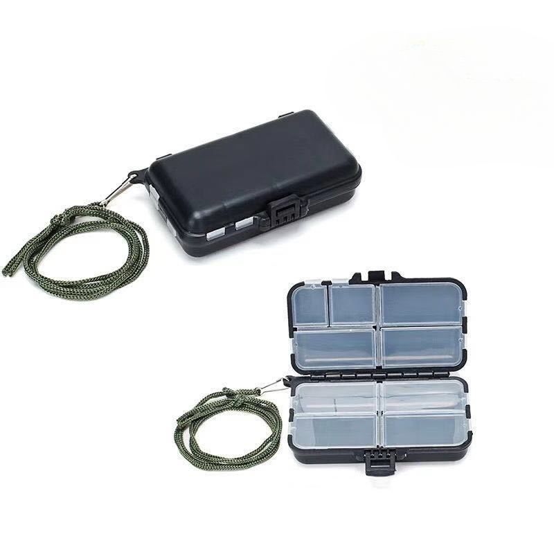 Accessories Double-Sided Small Lure Fish Hook Storage Box Double-Layer Tool Fishing Gear Bait Portable_voghion.com