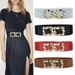 Elastic Buckle Stretch Women, Wide Decorative For Dresses, Simple Versatile Waist Cincher Belt_voghion.com
