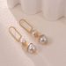 Gioielli INS Alta Moda Francese Elegante Squisita Perla Conchiglia Perline Orecchini Leggeri di Lusso_voghion.com
