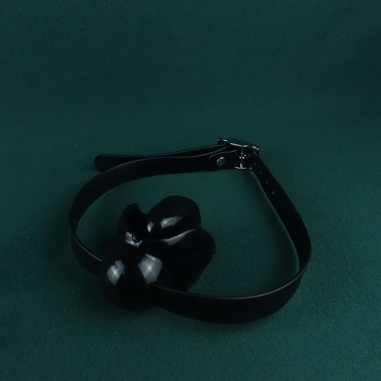 Silicone Invisible Fixed Tongue Depressor Forced SM Gag Props Ball Sexy Mouth Plug_voghion.com