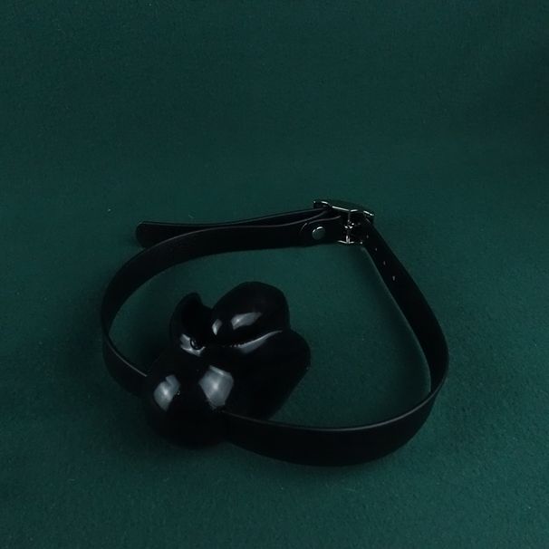 Silicone Invisible Fixed Tongue Depressor Forced SM Gag Props Ball Sexy Mouth Plug_voghion.com