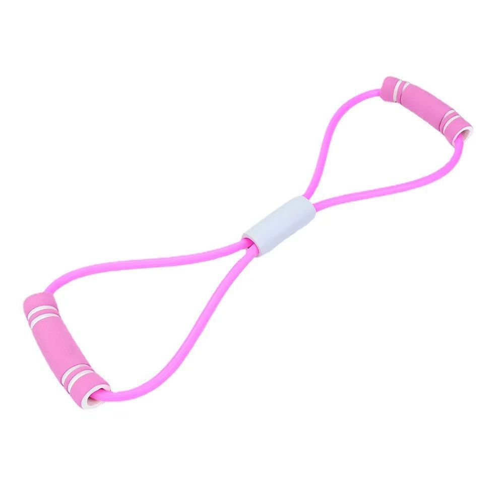 Factory Direct Sale Eight-Character Resistance Band Pull Chest Expansion Back Opening Shoulder Beauty Elastic Rope Home_voghion.com
