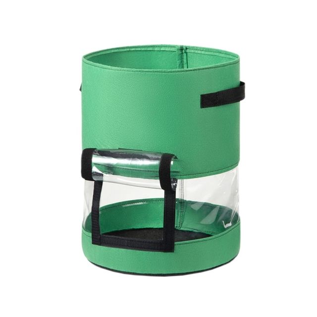 Vreća za uzgoj krumpira od 7/10 galona, filcana netkana tkanina, vrtna posuda za krumpir, staklenik, vrećice za uzgoj povrća s vizualizacijom od 360°_voghion.com