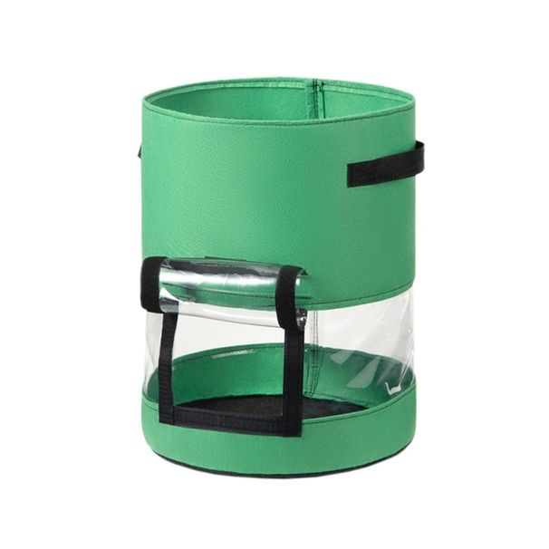 Vreća za uzgoj krumpira od 7/10 galona, filcana netkana tkanina, vrtna posuda za krumpir, staklenik, vrećice za uzgoj povrća s vizualizacijom od 360°_voghion.com