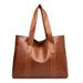 2023 New Trendy Simple Versatile Large Capacity Mom Shoulder Fashion Tote Women's Bag_voghion.com