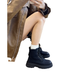 Lace-up Workwear 2025 Fall And Winter New British Style Thick Soled Martin Women's Multi-functional Short Heel Ankle Boots Versatile Wear Comfortable_voghion.com