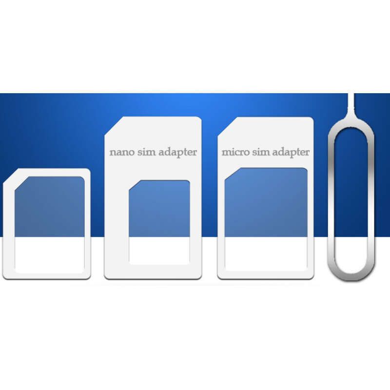 Juego de 4 soportes para tarjetas SIM con PIN de reducción de calidad inmejorable_voghion.com