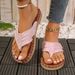 New Flat-bottom Flip-flops For Women On The Beach_voghion.com