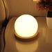 Adjustable LED Night Light With 3 Color Changing Modes, USB Powered Bedside Lamp, Soft Glow For Bedroom & Home Decor, Eye-Caring Spherical Design_voghion.com