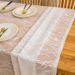 White Lace French Hollow Country Nordic Rectangular Tablecloth Table And Chair Picnic Tablecloth Desktop_voghion.com