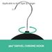 Magic Anti-Wrinkle Adult Plastic Flocked Multi-Functional Non-Slip Hangers_voghion.com
