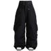 New winter outdoor loose waist protection ski pants women's waterproof warm American professional snowboard pants men_voghion.com