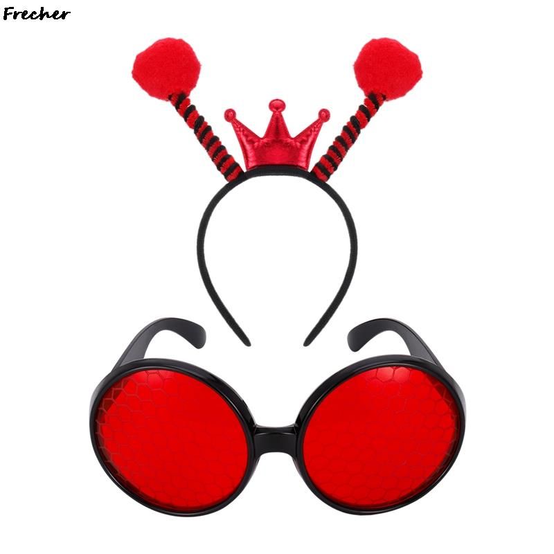 Set di occhiali con fascia per api Set di copricapo per animali Vestito per prestazioni Bambini Costume cosplay per ragazze Set per feste scolastiche adorabili_voghion.com