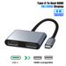 2 Port USB C Hub to Dual HDMI-4K 60HZ Dual Screen Expansion Type C Docking Station For Macbook Laptop Mobile Phone PC_voghion.com